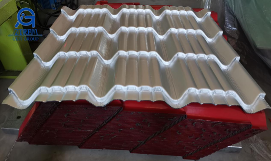 glazed roofing sheet